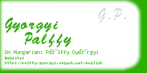 gyorgyi palffy business card